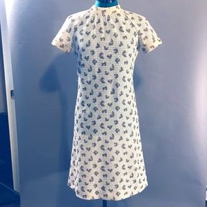 Vintage Keith Adams 60s Mod Shift Dress size 6/8